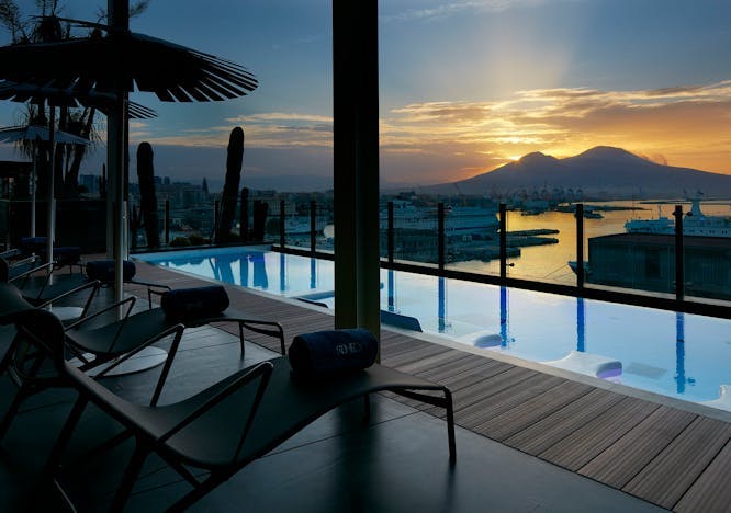 hotel resort pool water swimming pool outdoors scenery summer boat chair