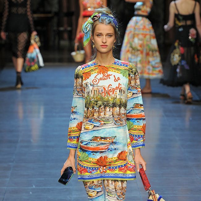 dolce_gabbana ready to wear spring summer 2016 _milan september 2015 person human clothing apparel crowd