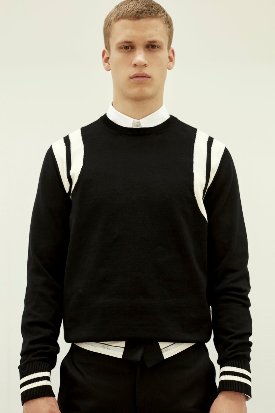 clothing apparel sleeve person human sweater sweatshirt long sleeve