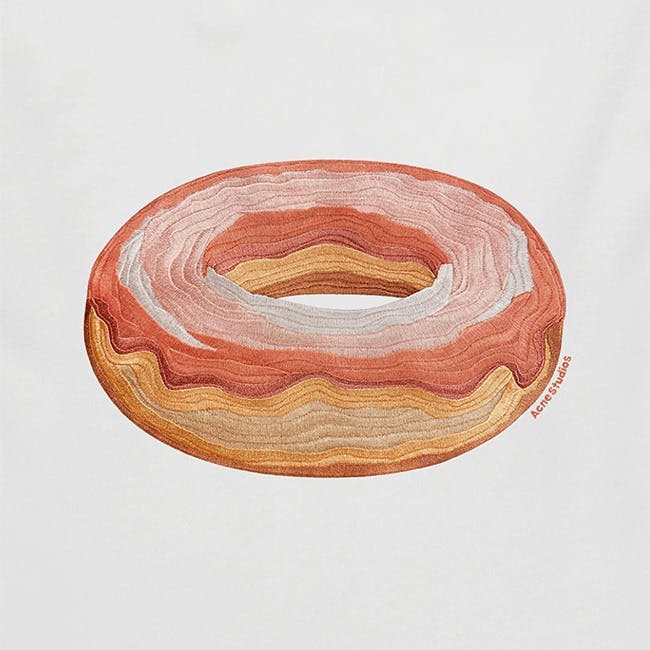 bread food sweets confectionery bagel rug
