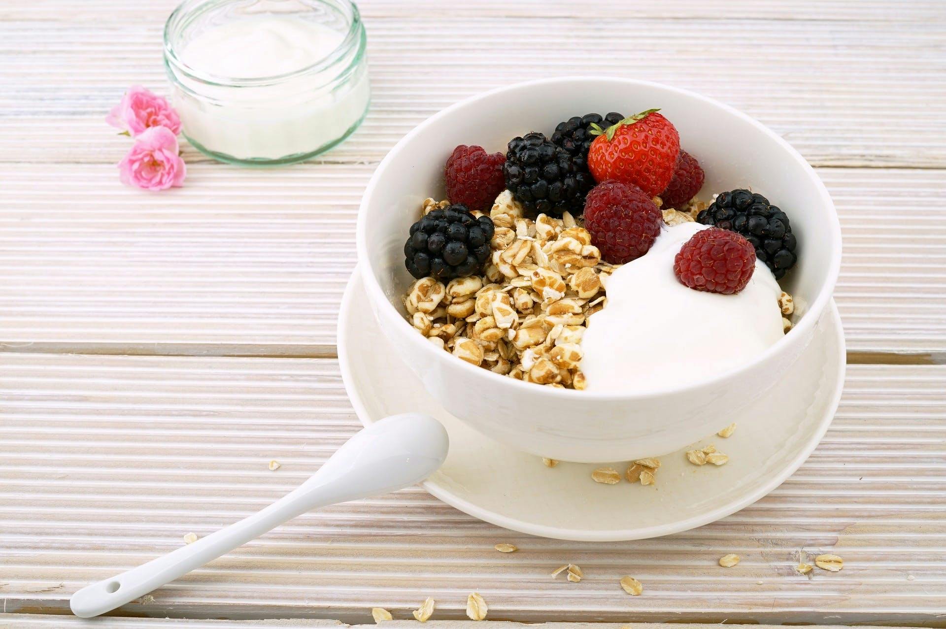 plant yogurt food dessert raspberry fruit