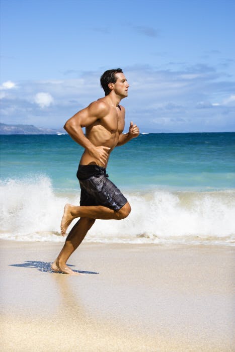 hawaii jogging person fitness working out sport human exercise sports running