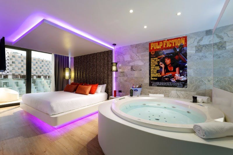 interior design indoors person tub bedroom room housing building jacuzzi bathtub