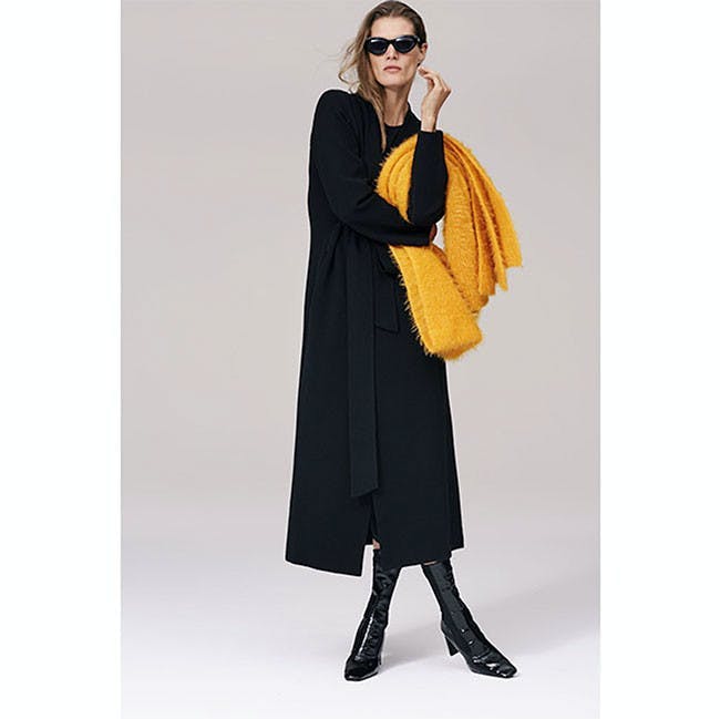 clothing apparel sunglasses accessories accessory sleeve dress person overcoat coat