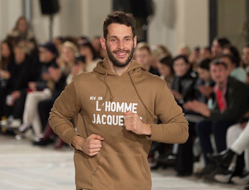 paris person human clothing apparel audience crowd face