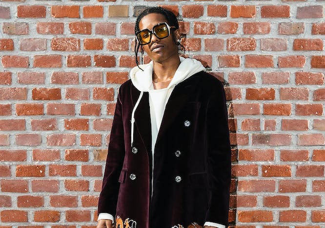 milan clothing apparel overcoat coat sunglasses accessories accessory person human