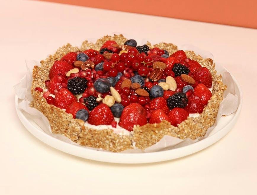plant blueberry food fruit raspberry cake dessert