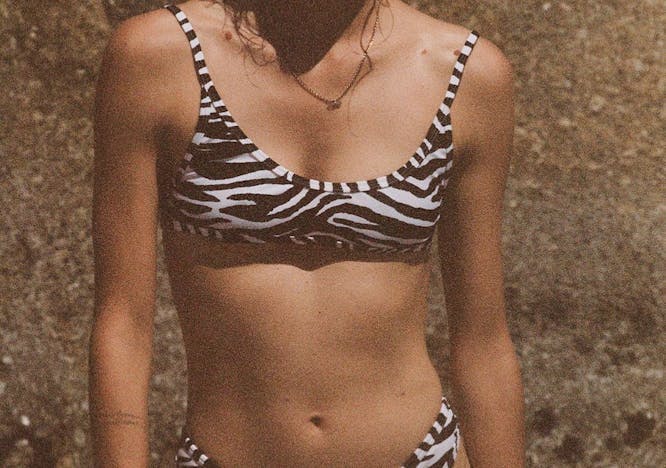 clothing apparel person human skin bikini swimwear