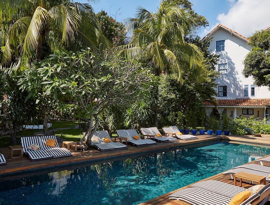 summer hotel resort villa pool water swimming pool outdoors nature chair